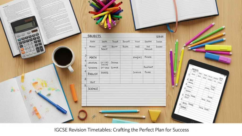IGCSE Revision Timetable