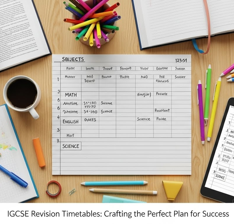 IGCSE Revision Timetable