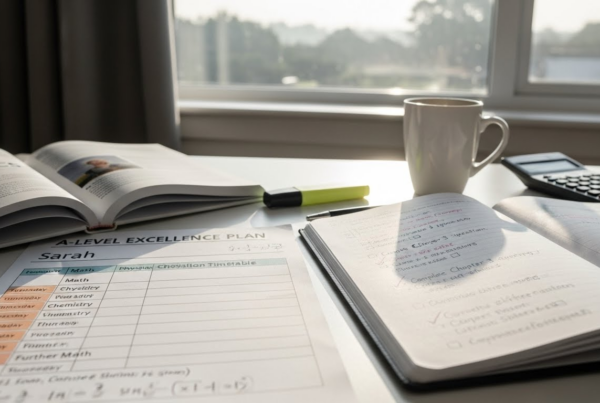 A-Level Study Routine for Top Students