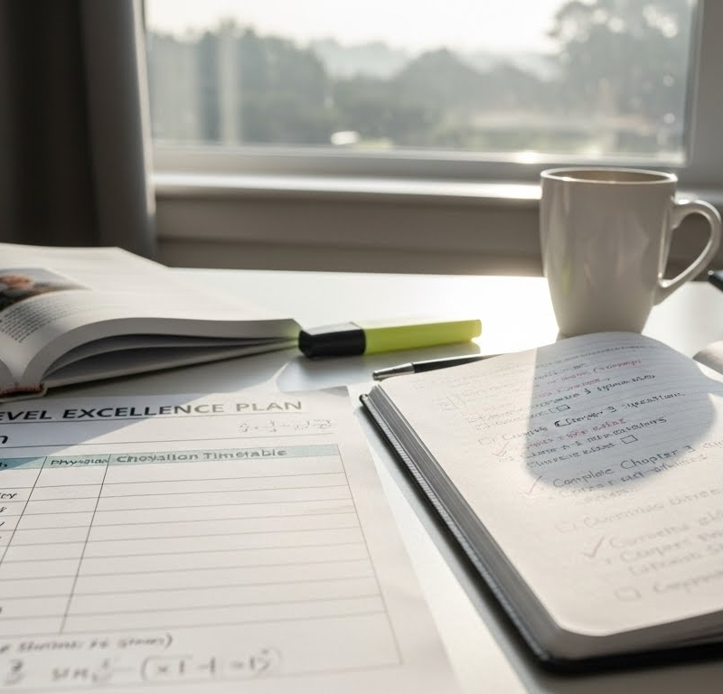 A-Level Study Routine for Top Students