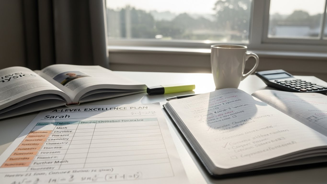 A-Level Study Routine for Top Students