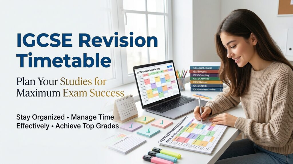 IGCSE Revision Timetable