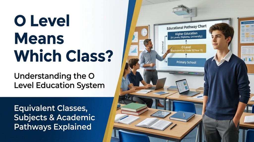 O Level Means Which Class?