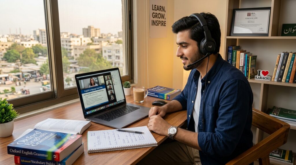online english language course in karachi