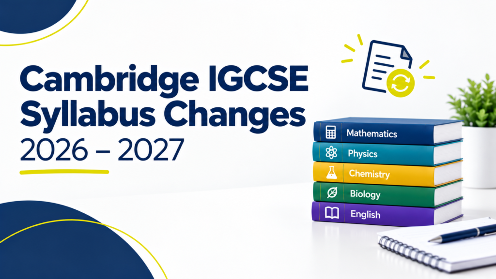 Syllabus Changes
